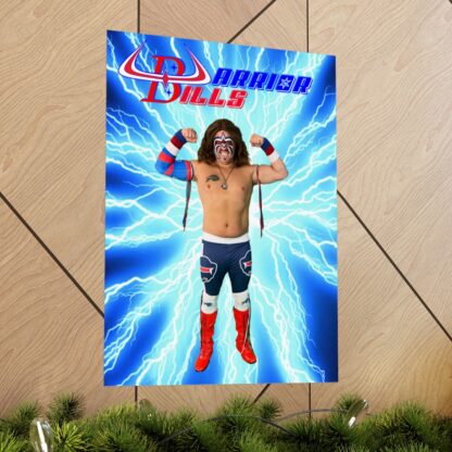 BILLS WARRIOR Electric Matte Vertical Posters